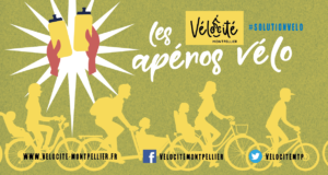 Apéro vélo; lieu: Brasserie la Barbote Montpellier