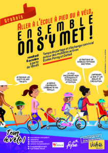Aller à l’école à pied ou à vélo, temps d'échange à Grabels
