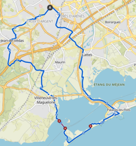 Balade à vélo avec l'Île des Possibles; lieu: The Island