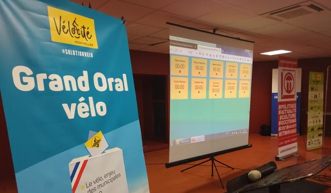 Le Grand Oral Vélo; lieu: Espace Pitot - Salle Guillaume de Nogaret