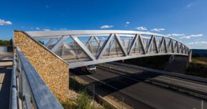 Passerelle sur l'A750