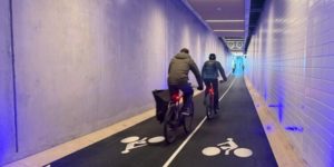 Galerie cyclable sous la Comédie