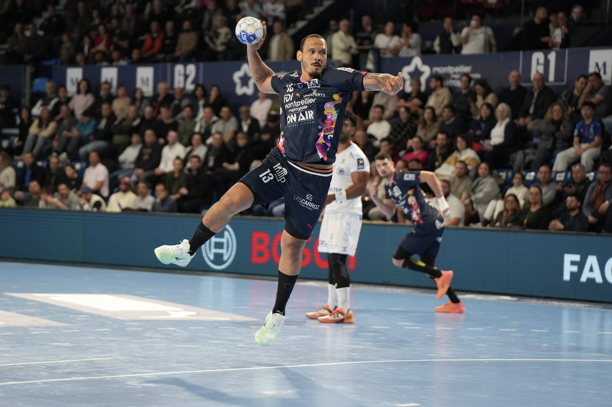 À vélo vers le match de handball